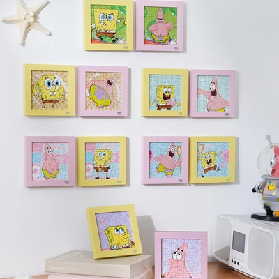 Gambar Toi Spongebob Squarepants Puzzle Set 98 Pcs 23069 Random