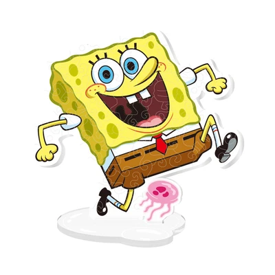 Gambar Toi Spongebob Squarepants Puzzle Departure Set 62 Pcs 23102 - Kuning