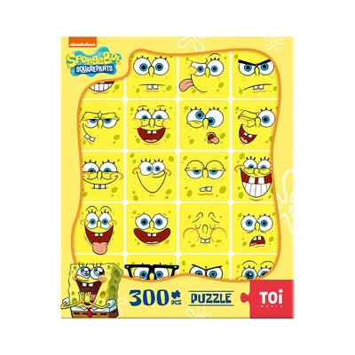 Gambar Toi Spongebob Squarepants Puzzle Mood Diary Set 300 Pcs 23070 - Kuning