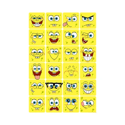 Gambar Toi Spongebob Squarepants Puzzle Mood Diary Set 300 Pcs 23070 - Kuning
