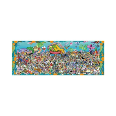 Gambar Toi Spongebob Squarepants Puzzle Undersea Family Photo Set 1000 Pcs 23084 - Mix