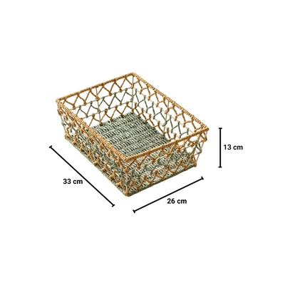 Gambar Informa Theo Keranjang Penyimpanan 33x26x13 cm - Hijau