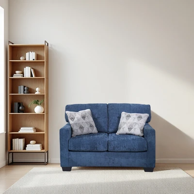 Gambar Ashley Mahoney-2 Sofa Fabric 2 Seater - Biru Navy