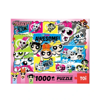 Gambar Toi The Powerpuff Girls Puzzle Bubbles Blossom Buttercup Set 1000 Pcs 10950 - Mix