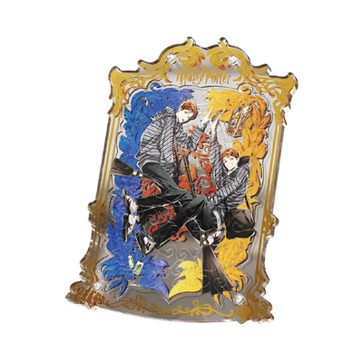 Gambar Toi Harry Potter Puzzle Memory Irregular Twins Set 55 Pcs - Biru/gold