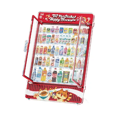 Gambar Toi Puzzle Beverage Vending Machine Set 78 Pcs 23126 - Mix
