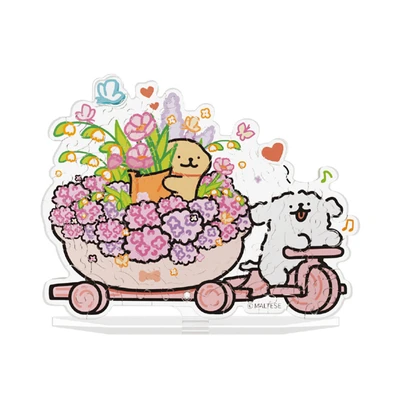 Gambar Toi Maltese Puzzle Puppy Car Flower Set 71 Pcs 23007 - Mix