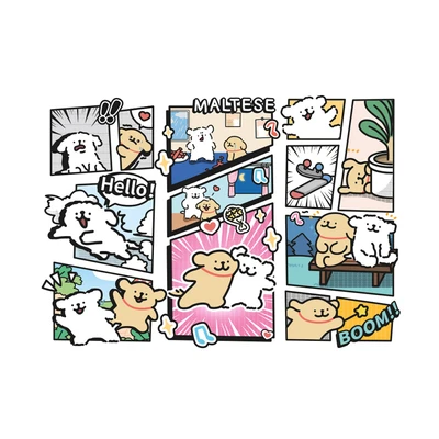 Gambar Toi Maltese Puzzle Love Set 1000 Pcs 10441 - Mix