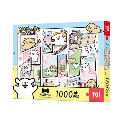 Gambar Toi Maltese Puzzle Spring Tour Set 1000 Pcs 23024 - Mix