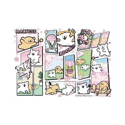 Gambar Toi Maltese Puzzle Spring Tour Set 1000 Pcs 23024 - Mix