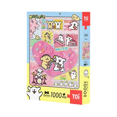 Gambar Toi Maltese Puzzle Concert Set 1000 Pcs 23001 - Mix