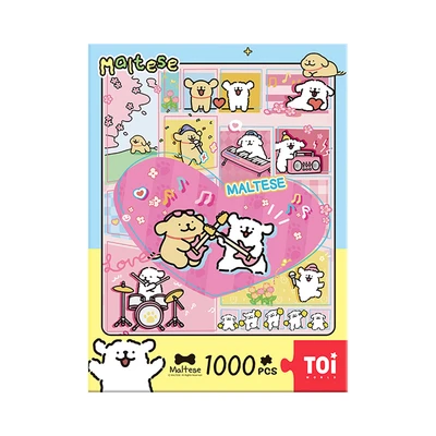 Gambar Toi Maltese Puzzle Concert Set 1000 Pcs 23001 - Mix