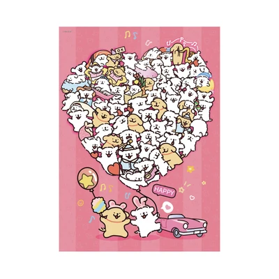 Gambar Toi Maltese Puzzle Puppy Balloon Set 1000 Pcs 23000 - Pink