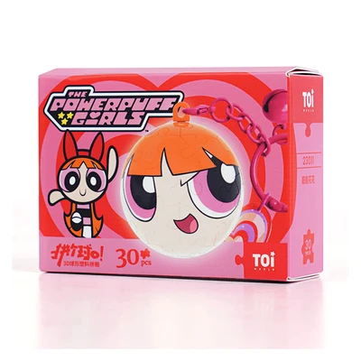 Gambar Toi The Powerpuff Girls Puzzle Ball Blossom Set 30 Pcs - Merah
