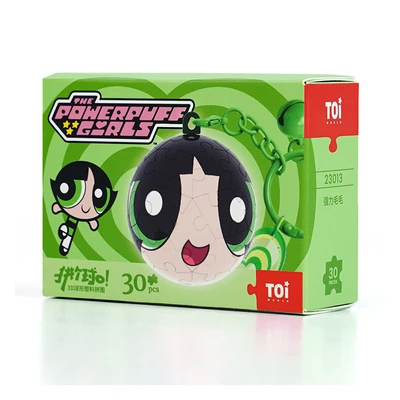 Gambar Toi The Powerpuff Girls Puzzle Ball Buttercup Set 30 Pcs 23013 - Hijau