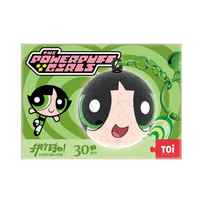 Gambar Toi The Powerpuff Girls Puzzle Ball Buttercup Set 30 Pcs 23013 - Hijau