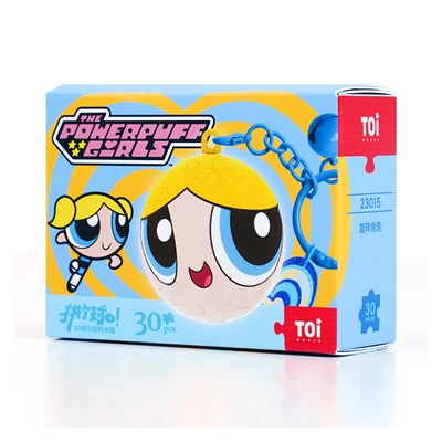 Gambar Toi The Powerpuff Girls Puzzle Ball Bubbles Set 30 Pcs 23015 - Kuning/Biru