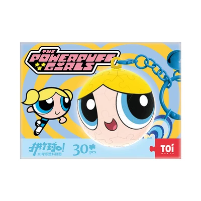 Gambar Toi The Powerpuff Girls Puzzle Ball Bubbles Set 30 Pcs 23015 - Kuning/Biru