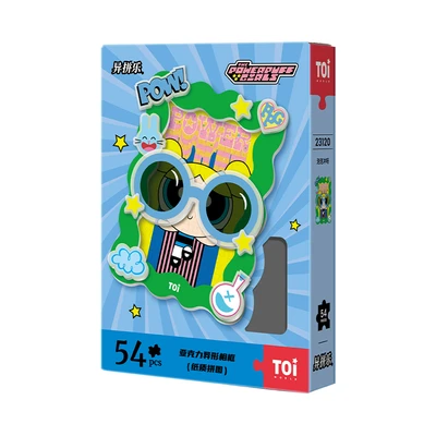 Gambar Toi The Powerpuff Girls Puzzle Irregular Bubbles Set 54 Pcs 23120 - Mix