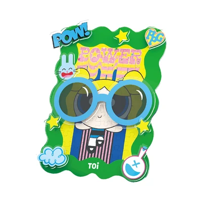 Gambar Toi The Powerpuff Girls Puzzle Irregular Bubbles Set 54 Pcs 23120 - Mix
