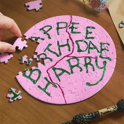 Gambar Toi Set Harry Potter Puzzle Hagrid Cake 23108 - Pink