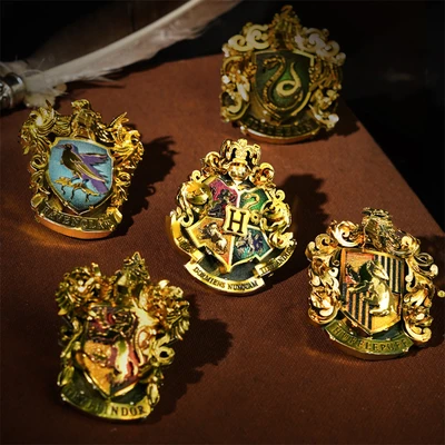 Gambar Toi Harry Potter Puzzle 3d Slytherin Metal 10176 - Gold