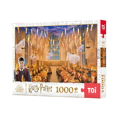Gambar Toi Harry Potter Puzzle The Great Hall Of Hogwarts Set 1000 Pcs 23287 - Mix