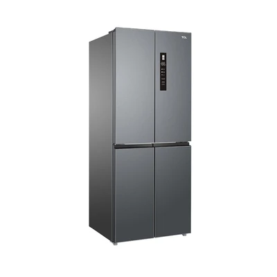 Gambar TCL Kulkas 4 Pintu Side By Side 439 Liter P500CD - Hitam