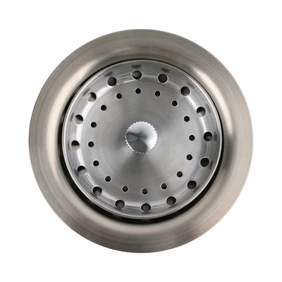 Gambar Fosa 11.2 cm Saringan Wastafel Stainless Steel - Silver