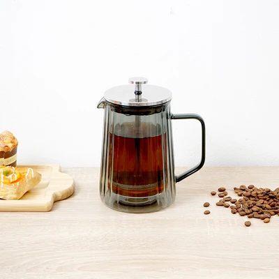 Gambar Appetite Bentley Teko Kopi Press Double Wall 600 ml - Hitam