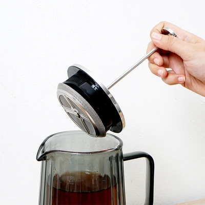 Gambar Appetite Bentley Teko Kopi Press Double Wall 600 ml - Hitam