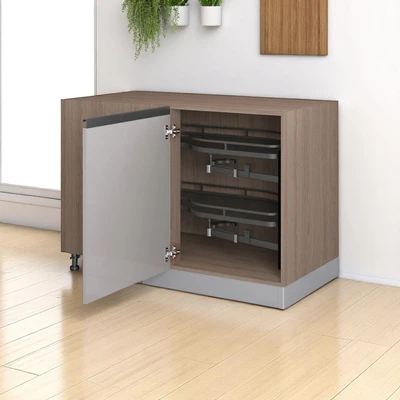 Gambar Informa 120 cm Ilsa Kabinet Bawah Dapur Sudut 120 - Cokelat