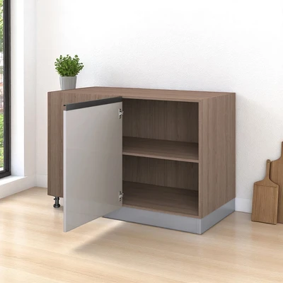 Gambar Informa120 cm Ilsa Kabinet Bawah Dapur Sudut - Cokelat