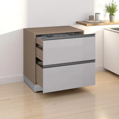 Gambar Informa Ilsa Kabinet Bawah Dapur Dengan 2 Laci 80 cm - Cokelat