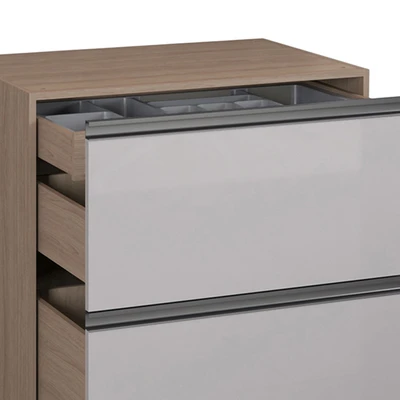 Gambar Informa Ilsa Kabinet Bawah Dapur Dengan 2 Laci 80 cm - Cokelat