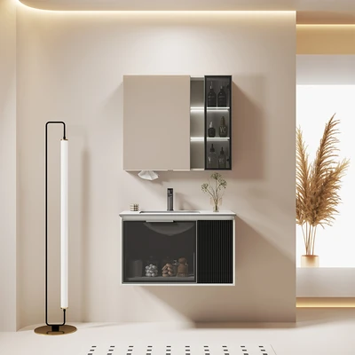 Gambar Acroz Classe Set Kabinet Kamar Mandi PVC - Mix