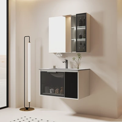 Gambar Acroz Classe Set Kabinet Kamar Mandi PVC - Mix