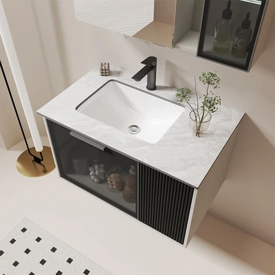 Gambar Acroz Classe Set Kabinet Kamar Mandi PVC - Mix