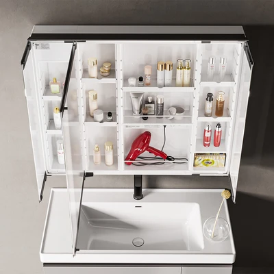 Gambar Acroz Ottimo Set Kabinet Kamar Mandi PVC - Putih