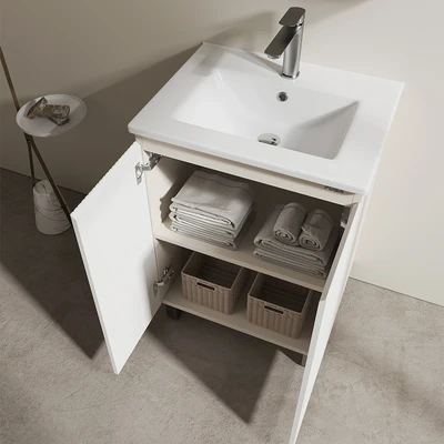 Gambar Fosa New Sunny Set Kabinet Kamar Mandi PVC - Putih