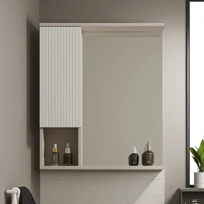 Gambar Fosa New Sunny Kabinet Dinding Kamar Mandi Dengan Cermin - Putih