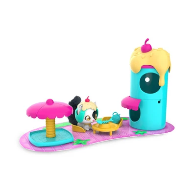 Gambar Happy Line Playset Qt Kitties Sweet Paws Ice Cream 2 In 1 - Mix