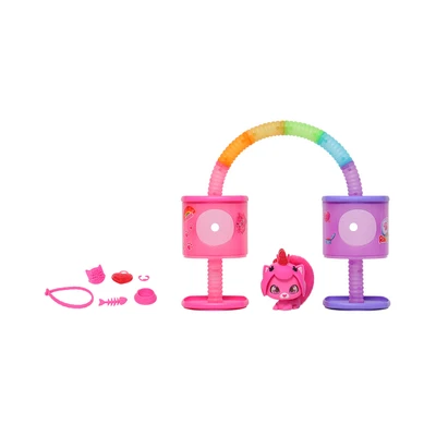 Gambar Happy Line Playset Qt Kitties Purrfect Rainbow 2 In 1 - Mix