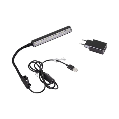 Gambar Krisbow Lampu LED Aquarium Clip 6 Watt Wrb T14 - Hitam