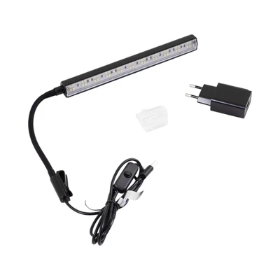 Gambar Krisbow Lampu LED Aquarium Clip 10 Watt Wrb T21 - Hitam