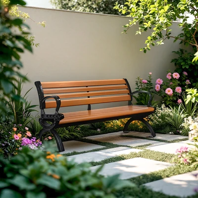 Gambar Soleil Smith Kursi Taman - Cokelat