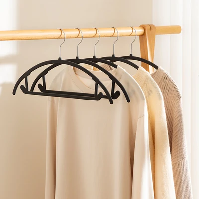 Gambar Informa Hanger Baju Anti Slip 40.5x0.6x21 cm Set 5 pcs - Hitam