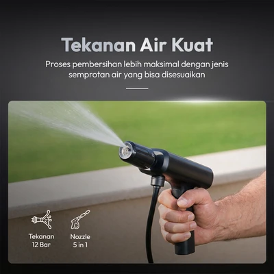 Gambar Klaz Pressure Washer Cordless Foldable - Hitam