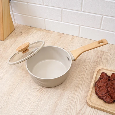 Gambar Culinart Wajan Penggorengan & Panci Saucepan Aluminium Set 2 pcs - Abu-Abu