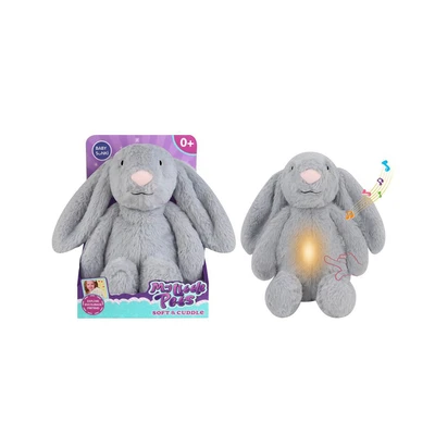 Gambar Little Giggles Boneka Plush Soothing Rabbit - Abu-abu